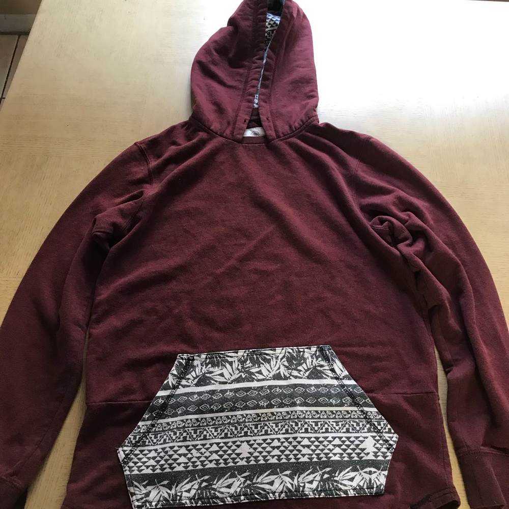 On the Byas (pacsun) hoodie